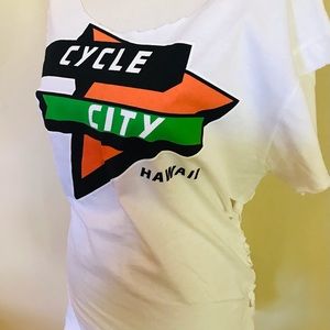 CYCLE CITY Hawaii custom cut top